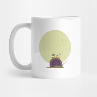 Moon and snail. Mug